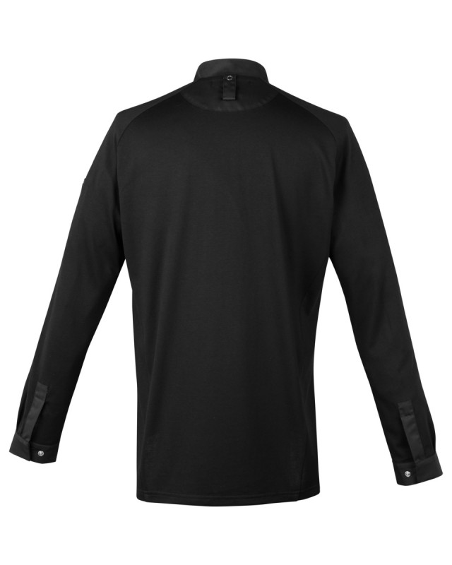 Veste de cuisine manches longues noir T4 Idac Robur
