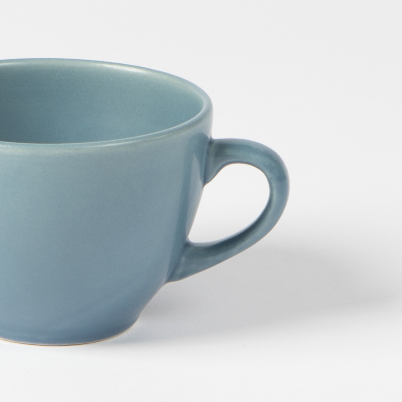 Tasse à thé rond bleu Grès 21,5 cl Ø 9,2 cm Pulse Essentials Collection
