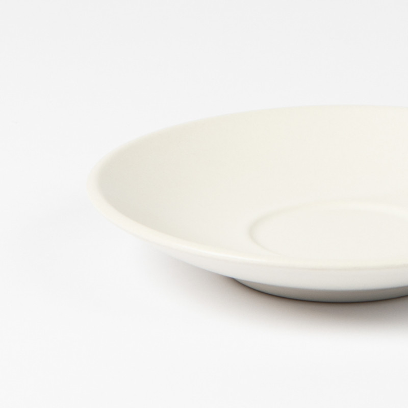 Sous tasse à thé rond crème Grès Ø 14,3 cm Pulse Essentials Collection