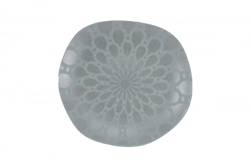 Assiette plate organique Earth porcelaine vitrifiée Ø 27 cm Between Colored Rak