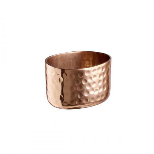 Corbeille martelée cuivre aluminium 8,5x6,5x5,5 cm Craft Aps