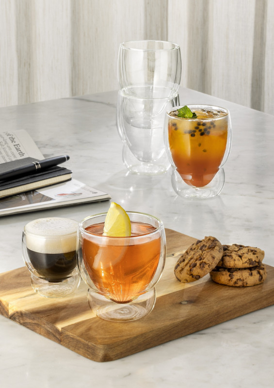 Gobelet double paroi verre borosilicate 23 cl Ø 8,6 cm Thermic Glass Luigi Bormioli