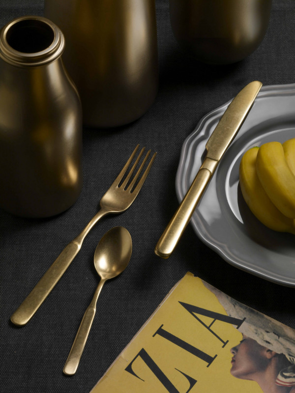 Cuillère de table or inox 18/10 Casali Stoned Pintinox