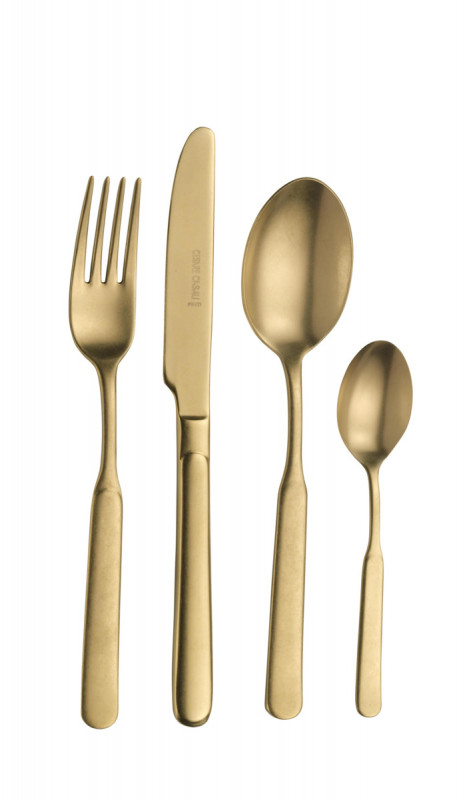 Cuillère à café or inox 18/10 Casali Stoned Pintinox