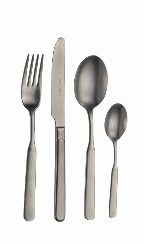 Fourchette de table titane inox 18/10 Casali Stoned Pintinox
