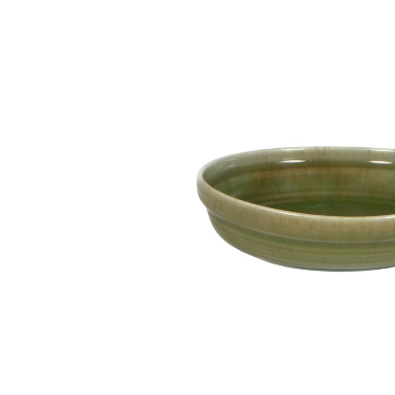Assiette creuse vert porcelaine Ø 15 cm Haven Lichen Accolade
