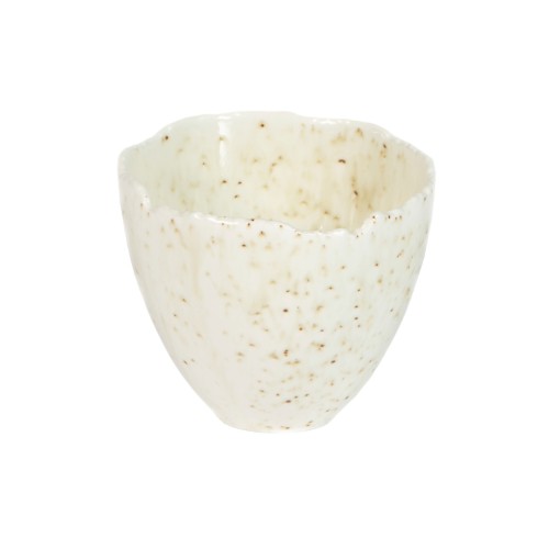 Bol incliné blanc porcelaine 12,5 cm Kaji Luna Accolade