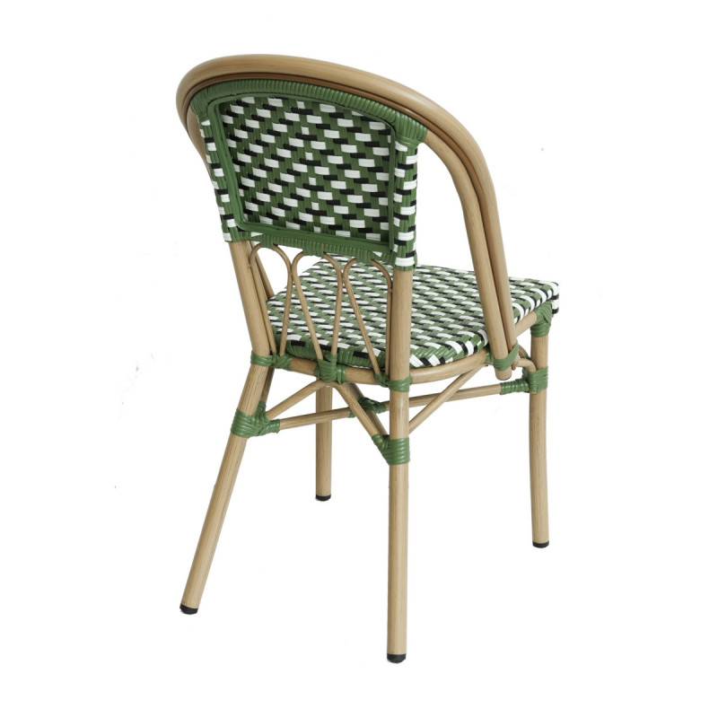 Chaise d'extérieur olive 87x47x59 cm Elysee Flexmob