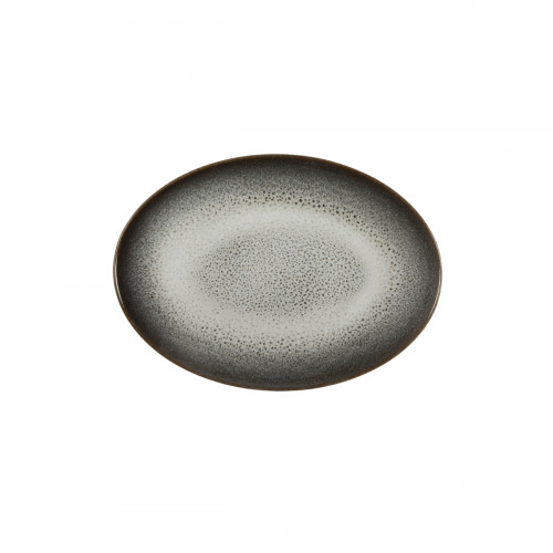 Assiette coupe plate ovale porcelaine Ø 32 cm Silver Moon Accolade